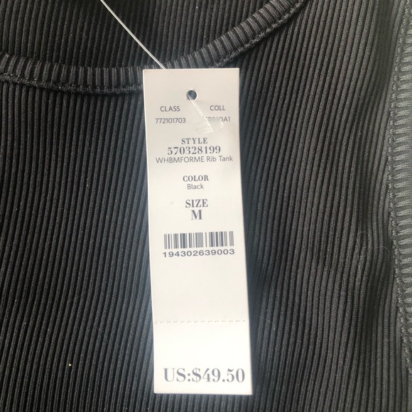 WHBM Ribbed Tank - Picture 4 of 4